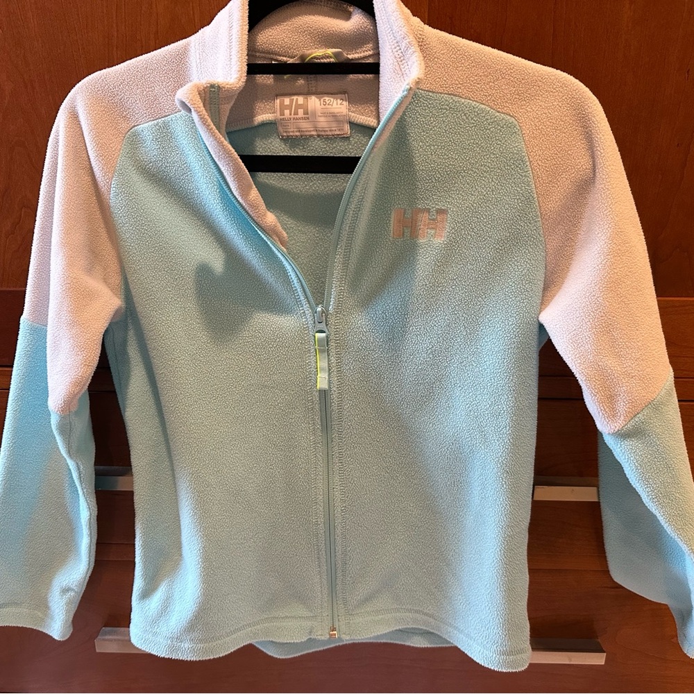 Size 12 Helly Hansen youth zip up fleece - great base layer